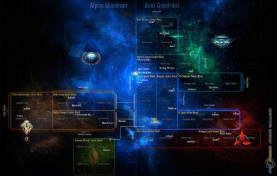 Karte - IV - Eine Karte des STO-Universums